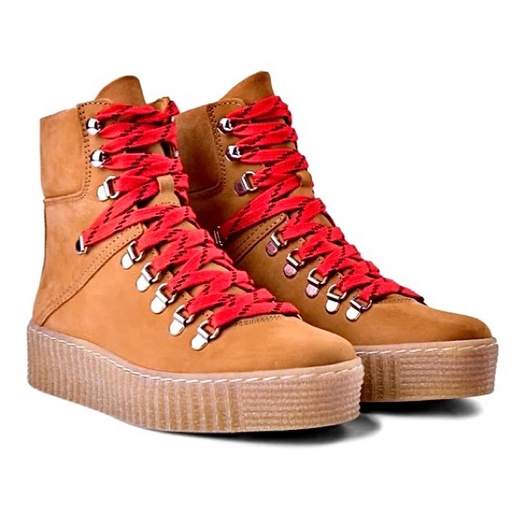 Anthropologie Shoes - Like New Anthropologie Shoe the Bear Agda Genuine leather lace up boots tan sz 7